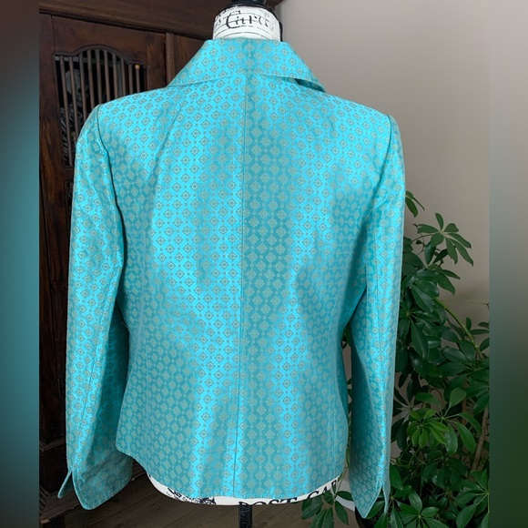Vintage Ellen Tracy Jacquard Jacket - Picture 4 of 10